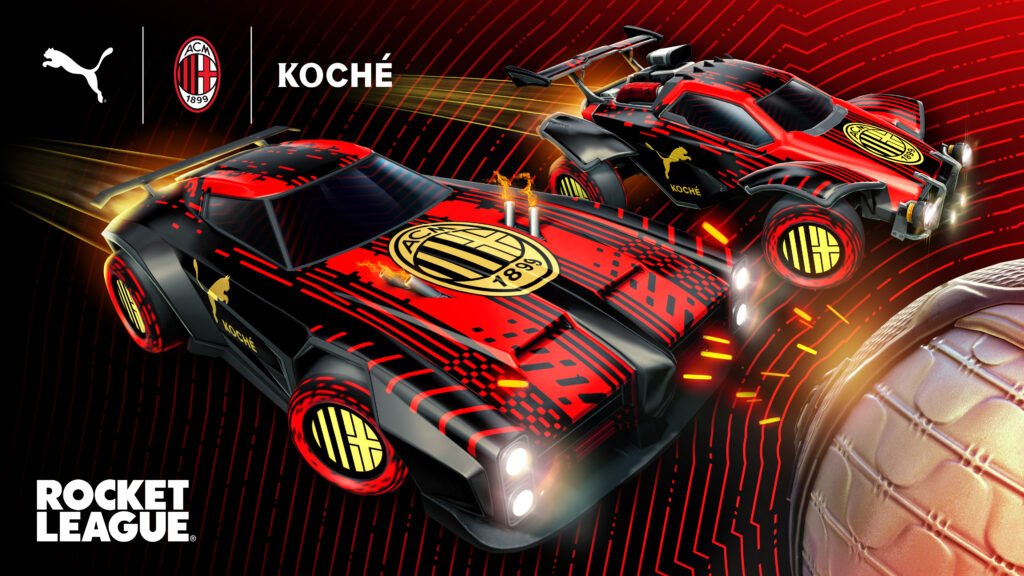 Rocket League x ac milan shirt