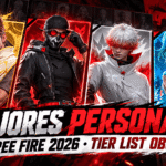 Mejores personajes de Free Fire 2026: tier list OB54