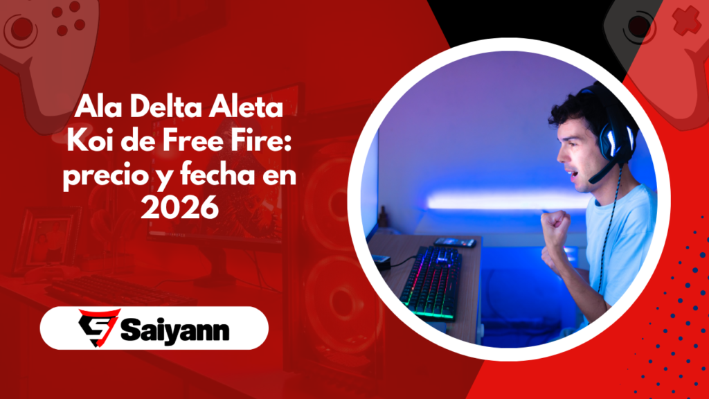 Ala Delta Aleta Koi de Free Fire: precio y fecha en 2026