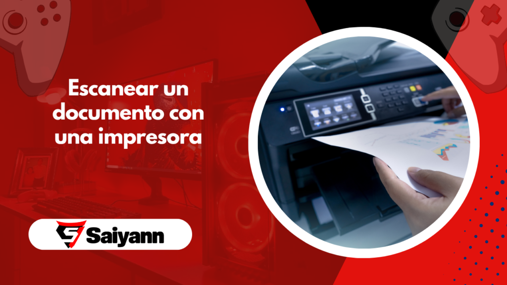 Escanear un documento con una impresora
