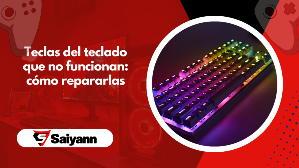 Teclas del teclado que han dejado de funcionar: cómo repararlas